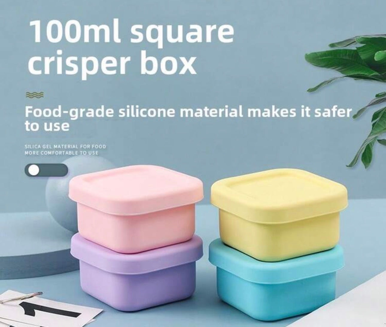 Silicone box with Lid