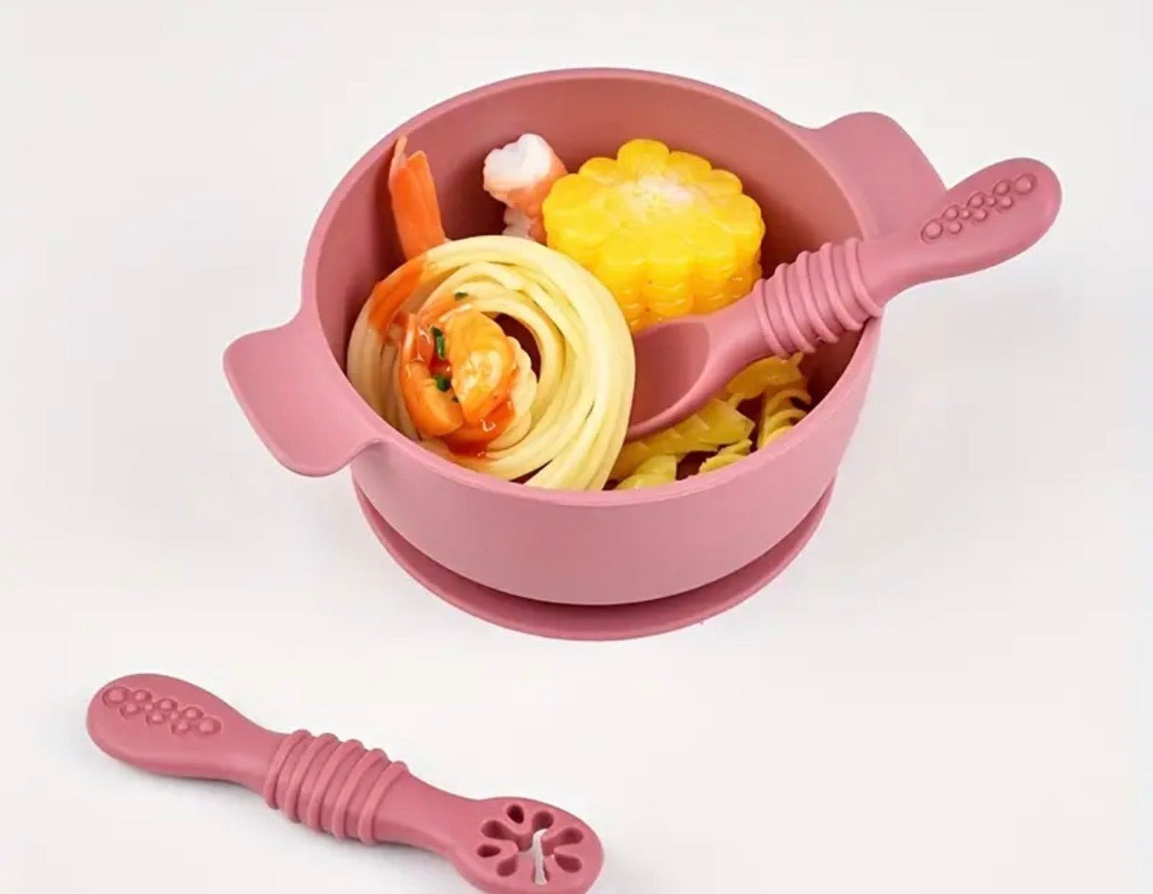 Self-feeding set