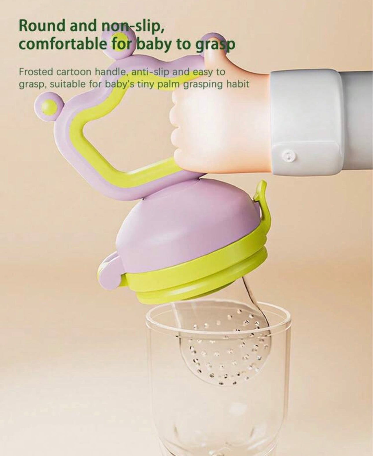 Rotating push Fruits Pacifier