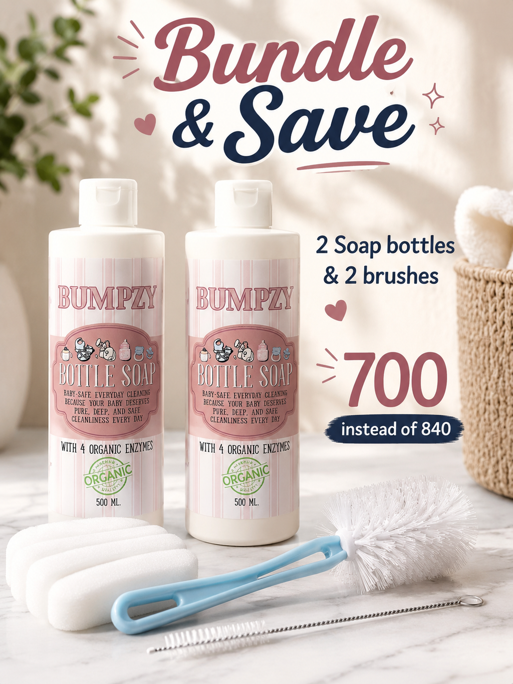BUMPZY Organic Bottle Soap