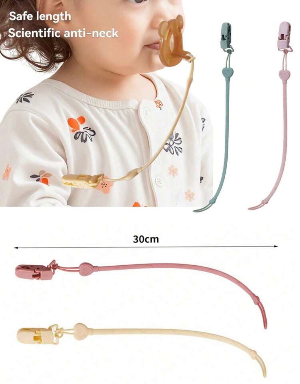 Pacifier silicone holder