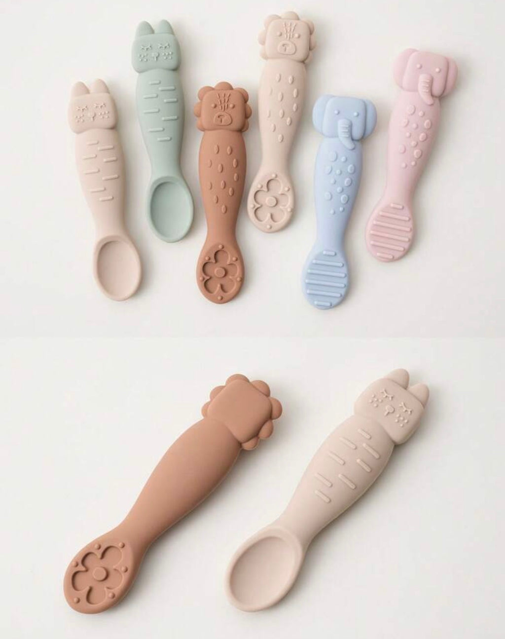 Animal Silicone Spoon +4 month