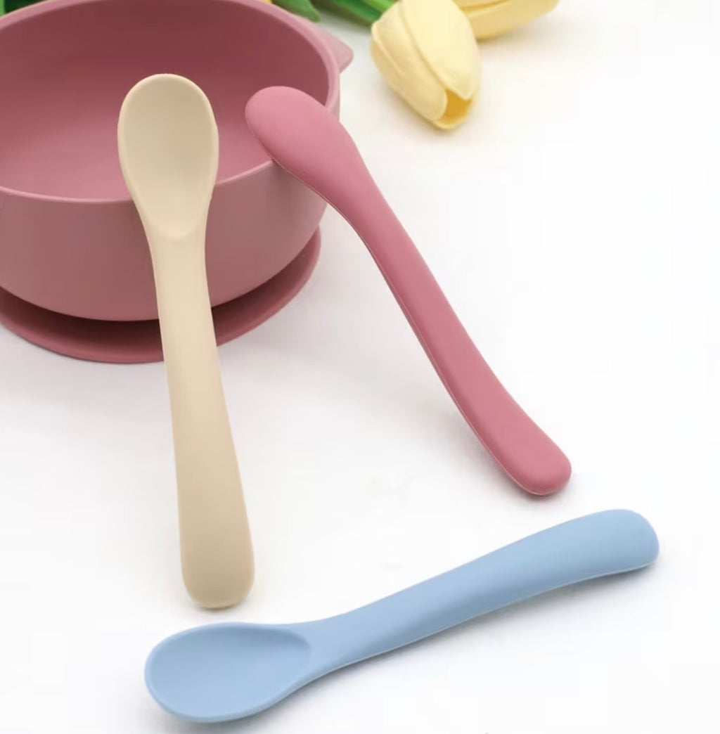 +4 Month Silicone Spoon