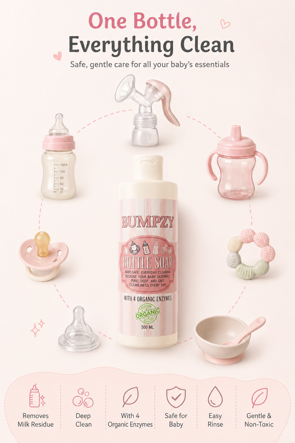 BUMPZY Organic Bottle Soap