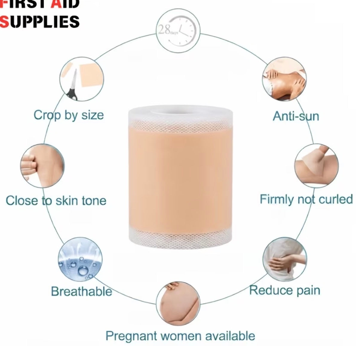 C-section Silicone Scar Tape