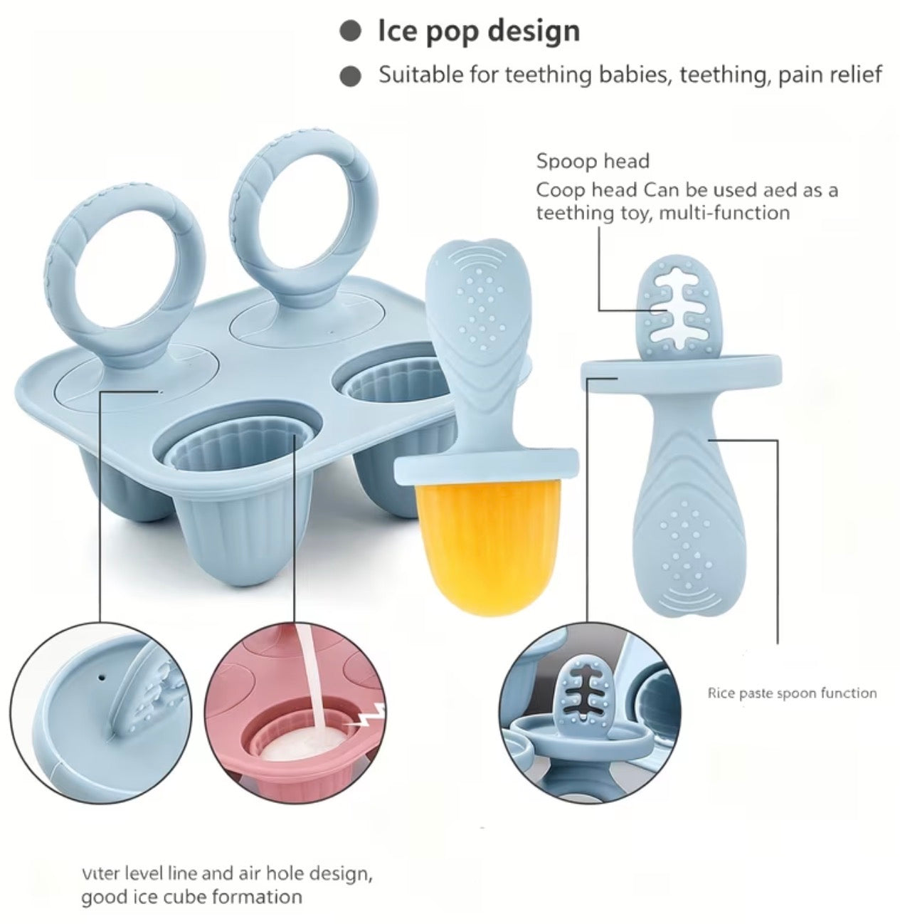 Silicone Popsicle Mold