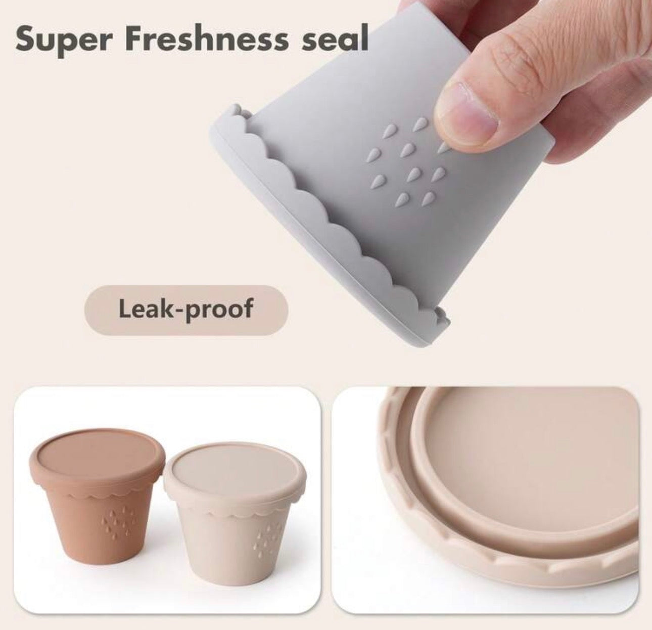 Baby Food Silicone Container