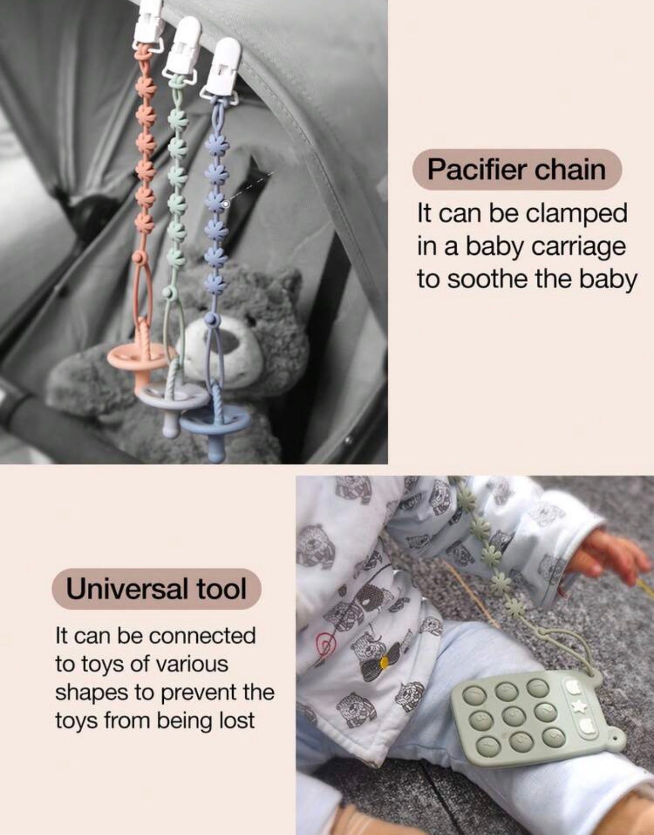 Pacifier Silicone holder