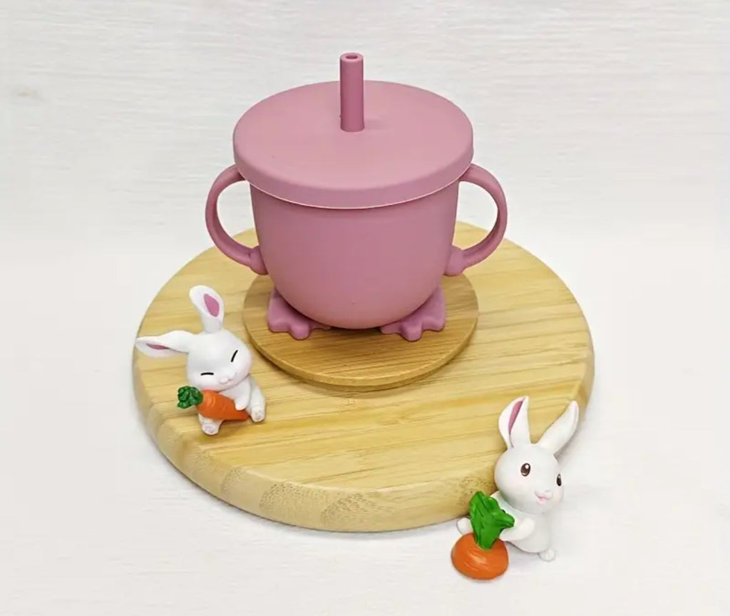 Silicone baby cup +4 Months