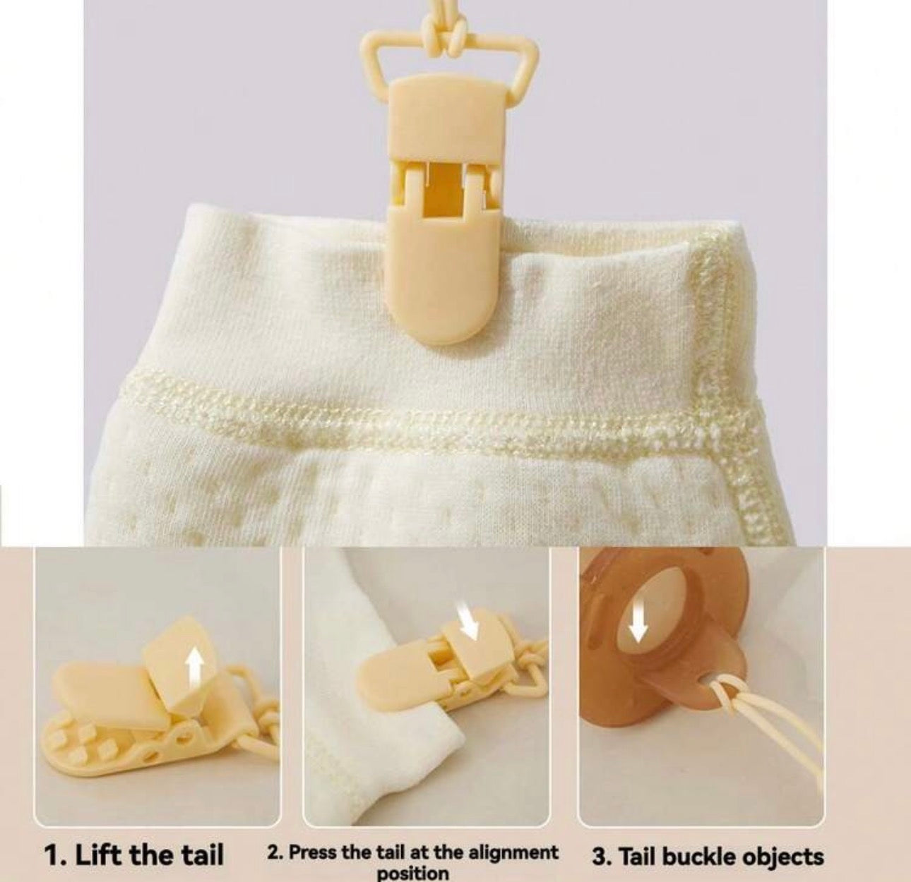 Pacifier silicone holder