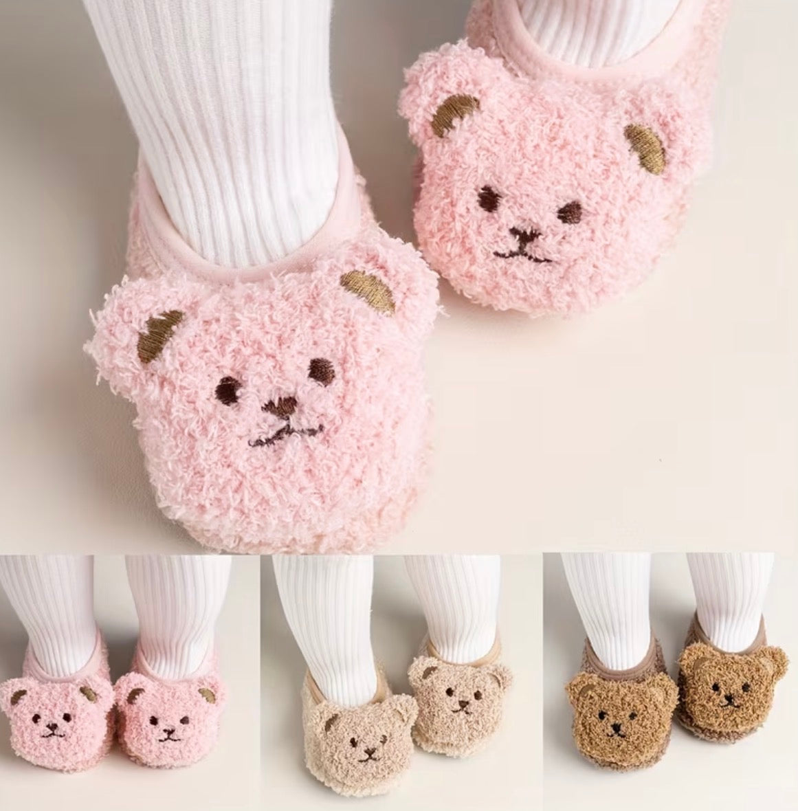 3D bear Soft socks