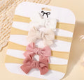 Mini bow Headbands set