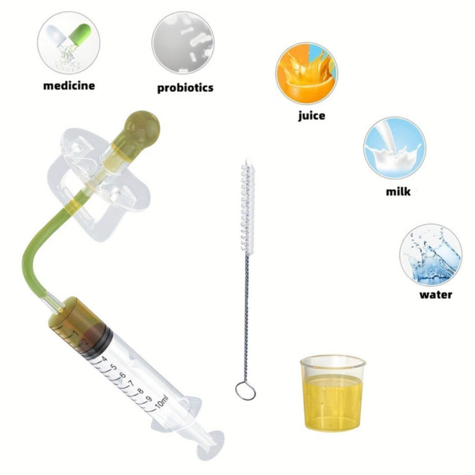 Medicine pacifier feeder