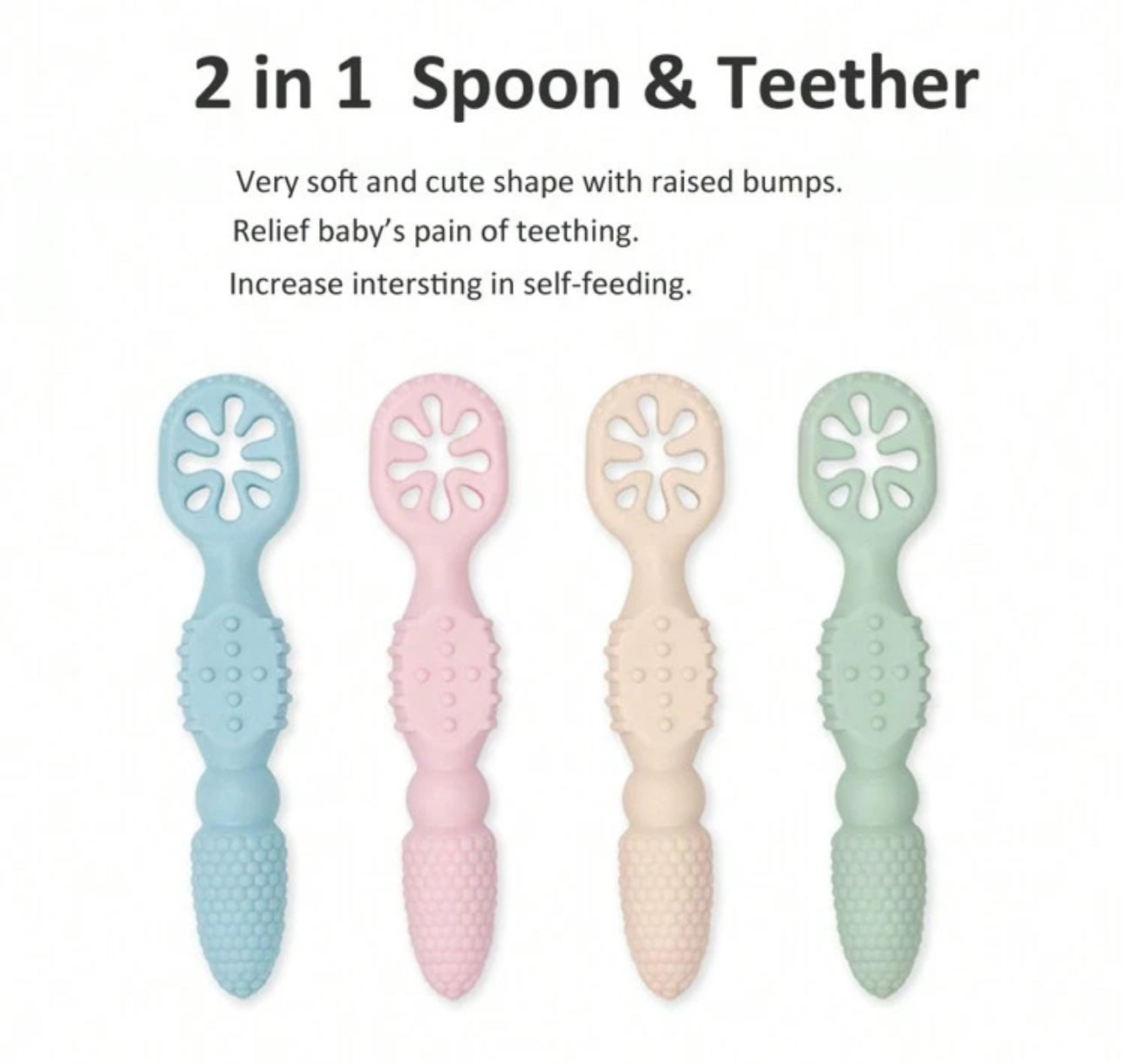2 in 1 spoon & teether