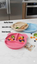Silicone suction plate