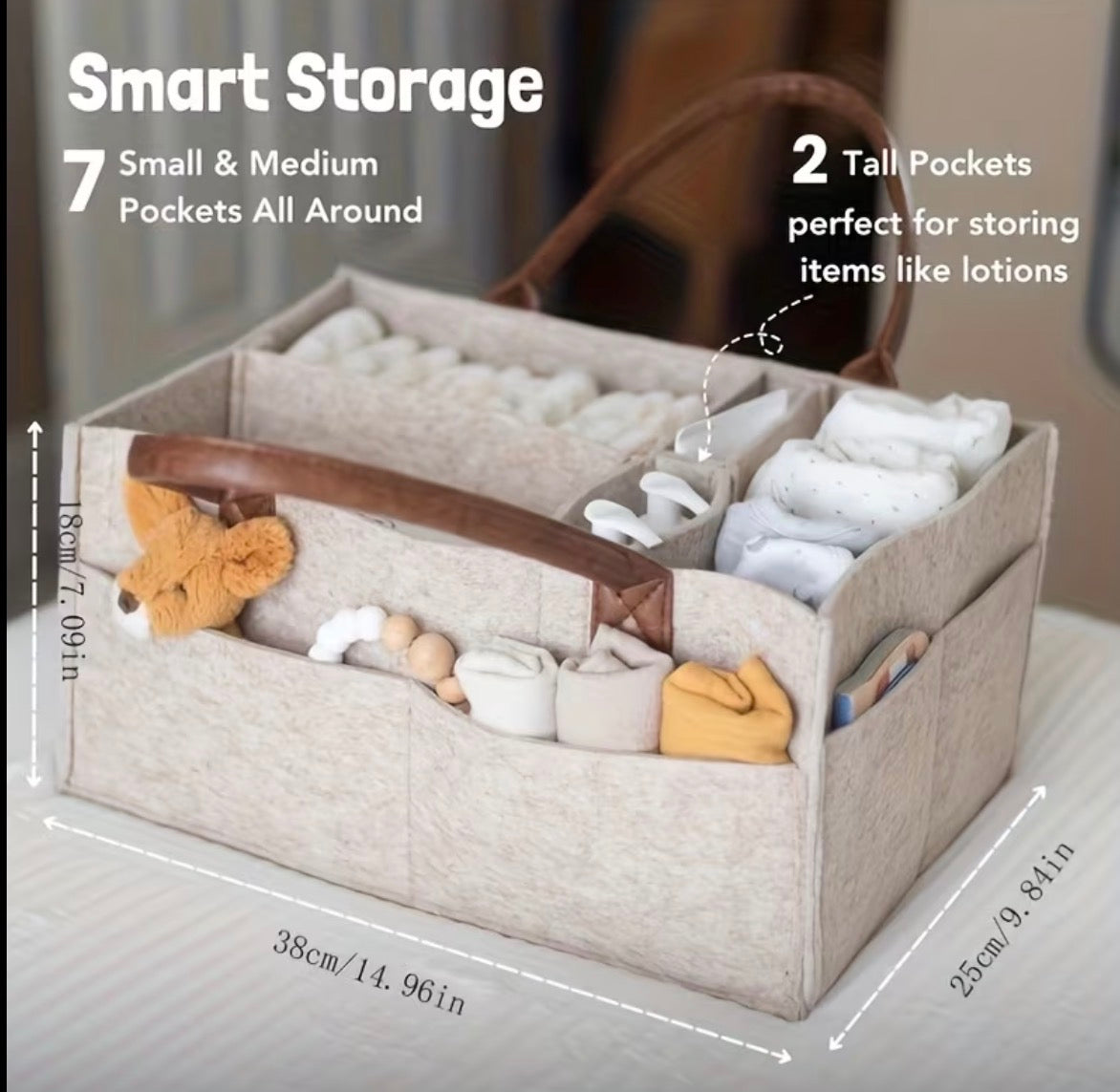 Diaper organizer bag