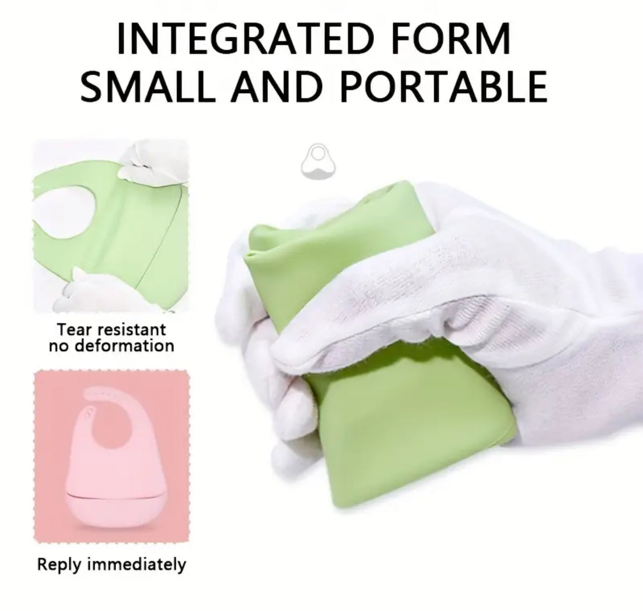 Silicone Bib anti-slip